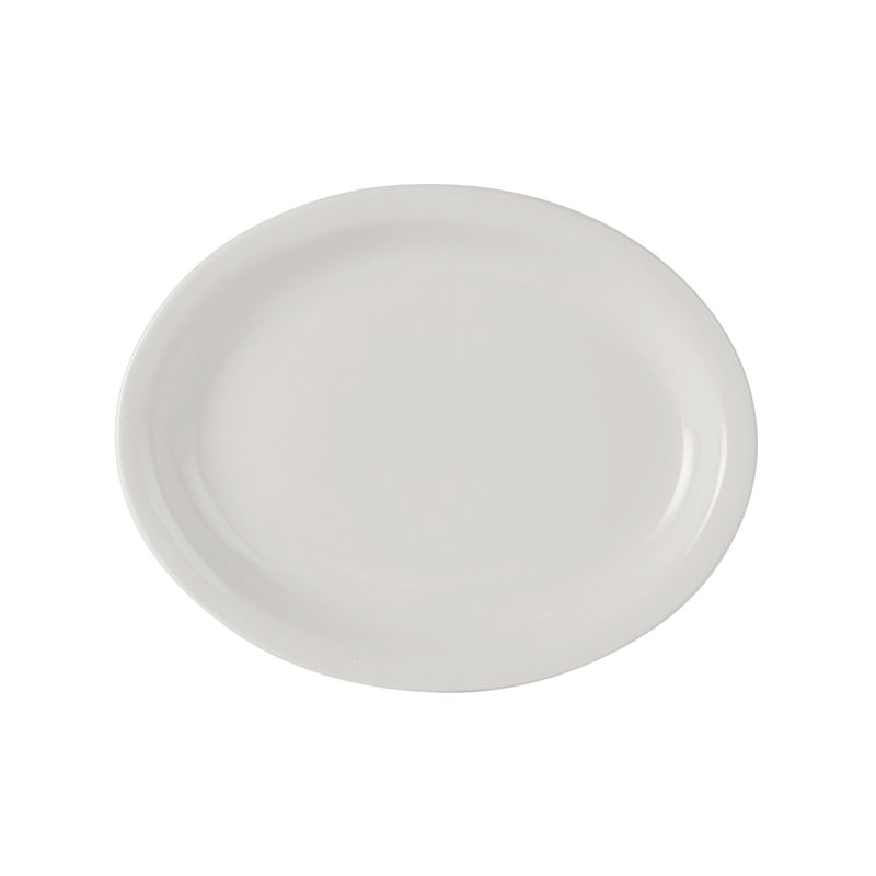 Tuxton Nevada Porcelain Condiment Server, 1.5" H x 11.38" L x 9.00" W