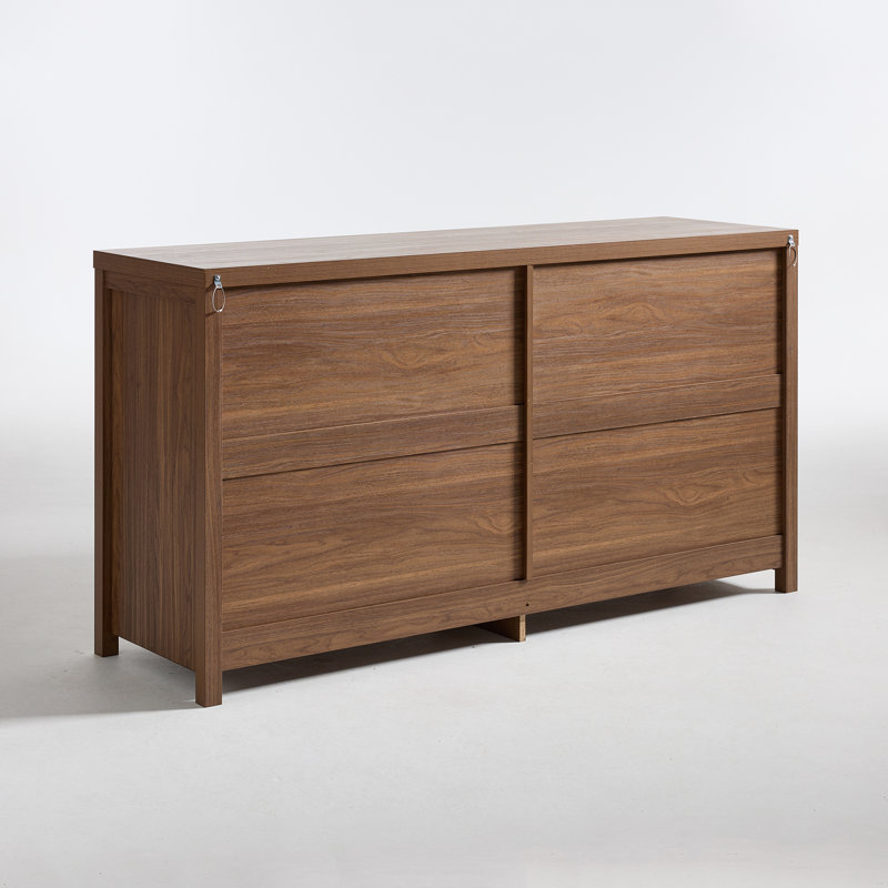 Commode 6 tiroirs Allenside, Noyer spécial