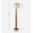 Parez Travertine Floor Lamp