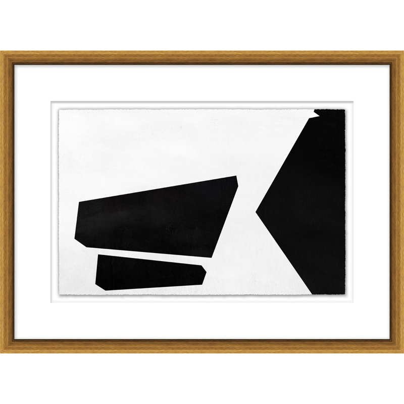 «Mid-Century Geometrics 1» par Christopher Kennedy - Shadowbox, impression sur papier