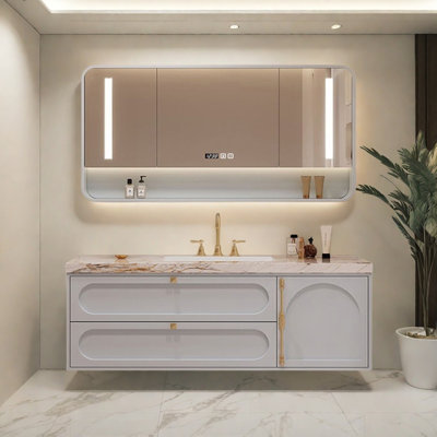 Armoire de salle de bain simple française moderne