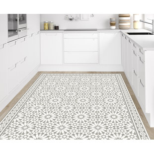 Vinyl Machine Printed Area Rug