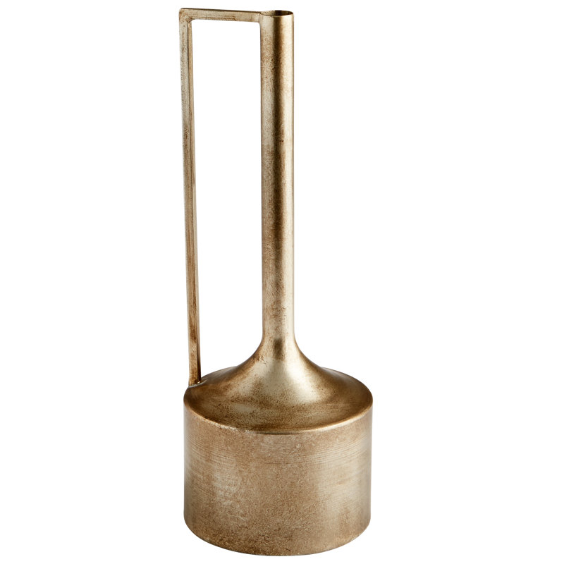 Hangiing Around Gold Metal Decorative Bottle