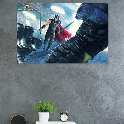 Thor Ragnarok  Arena Thor Paper Print