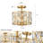 Crystal Semi-Flush Mount Ceiling Light-126594244