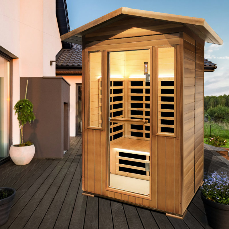 Outdoor Double Red Far Infrared Room With 1800w Power, 3 - Meter American Standard Power Cord, And Protection Leakage