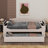 Full Upholstered Daybed With Trundle And Latest Bluetooth Audio System-2114095333