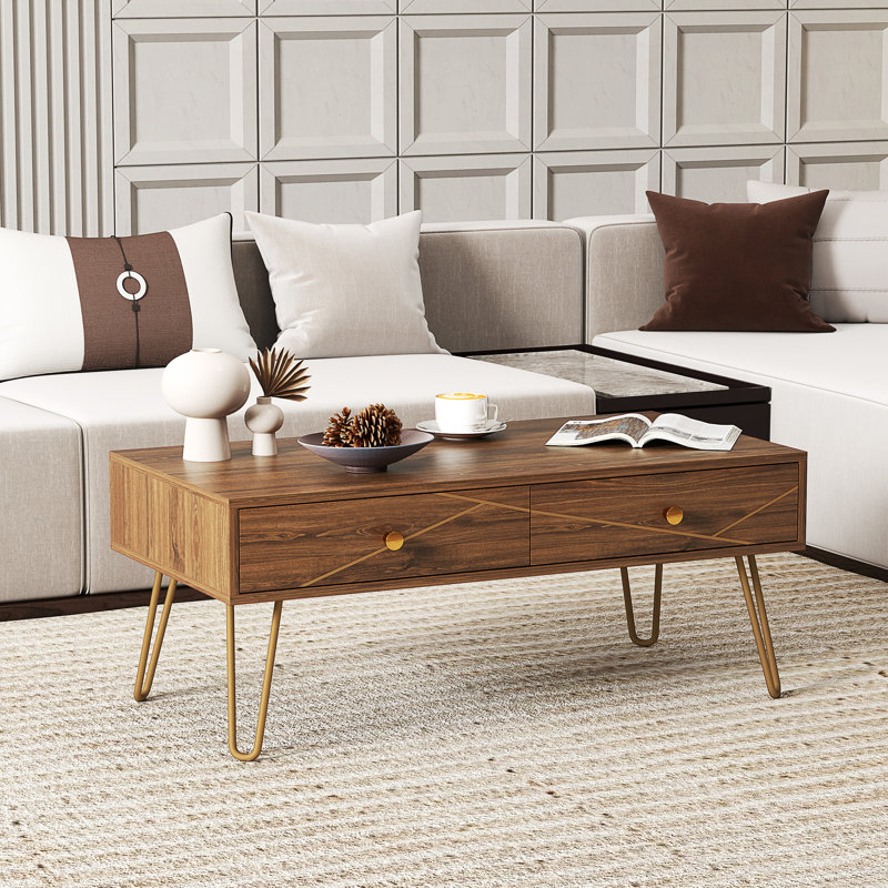 Harbine Coffee Table with Storage