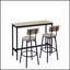 Ensemble de table de bar élégant avec 2 tabourets de bar confortables, parfaits pour les petits espaces et les salles à manger modernes-1458901330-1458901328