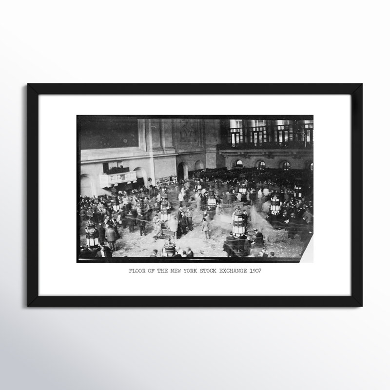 «Floor of NY Stock Exchange», reproduction de photo, 20 po x 30 p