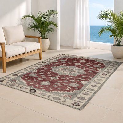 Tapis gris intérieur et extérieur surteint