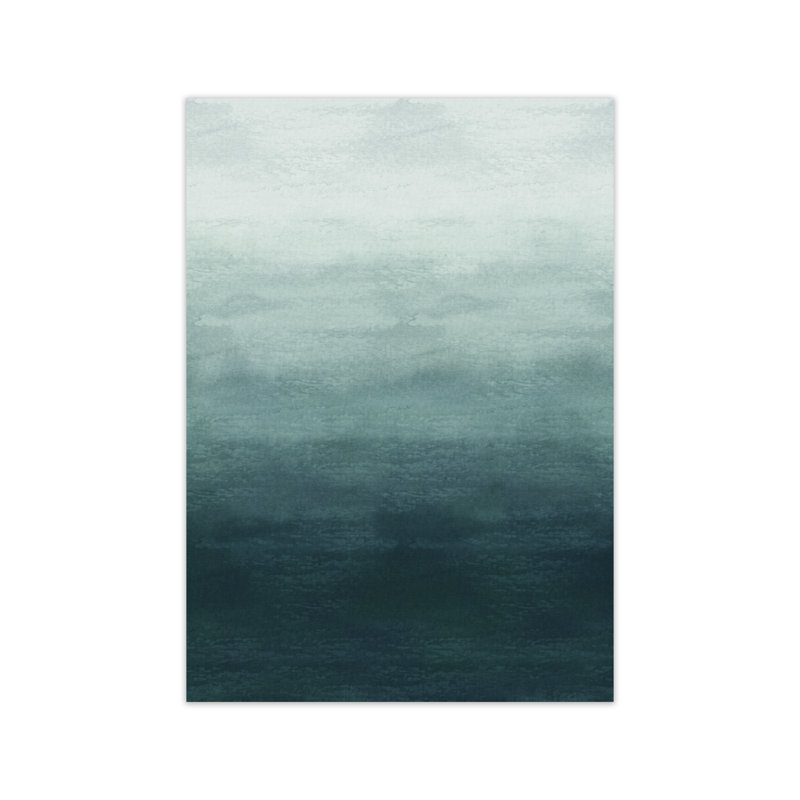 Blue Gradiant Original - Painting, No Frame, 42cm H x 30cm W x 1cm D