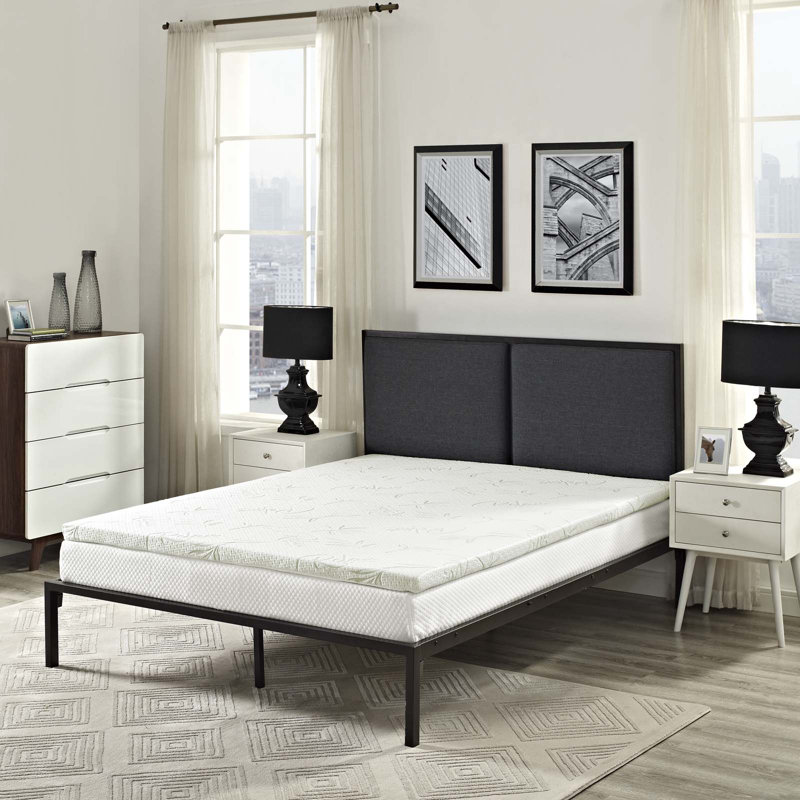 Modway Relax 2" Queen Gel Memory Foam Mattress Topper