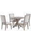 Table de salle à manger Walter avec 4 chaises rembourrées Walter