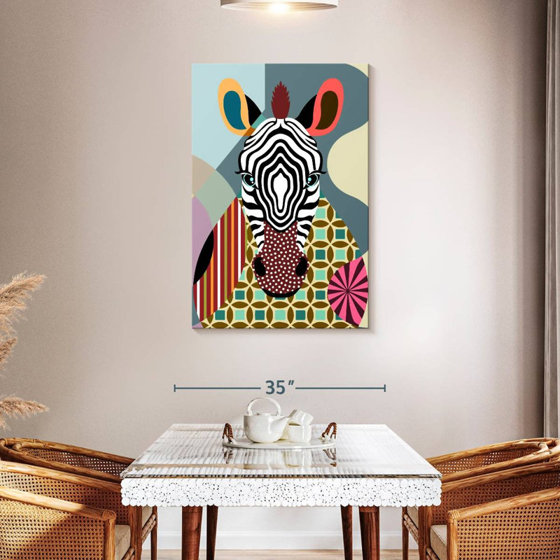 Brampt Spectrum Zebra, 45" H x 30" W