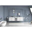 Miroir en métal pour salle de bain - 84 po X 48 po, traitement antirouille, reflet HD, noir mat, style, installation facile des supports de suspension