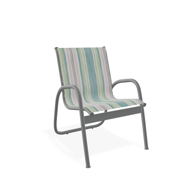 Fauteuil de patio Gardenella, Graphite texturé, Tempo