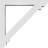 Endurathane Ashford Bracket, 2"W x 11 7/8"D x 11 7/8"H, Factory Primed (6-Pack)-107105118