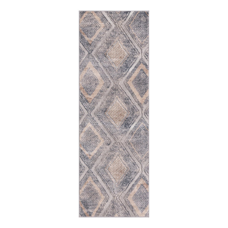 Geometric Indoor Rug, Runner 2'2" x 6'1"
