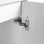 Meuble-lavabo flottant mural avec lavabo et porte d'armoire à fermeture en douceur-357206478