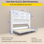 Lit horizontal moderne avec tablette - simple pour optimiser l'espace