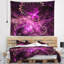 Tapisserie florale brillante florale mauve éclatante-28508287