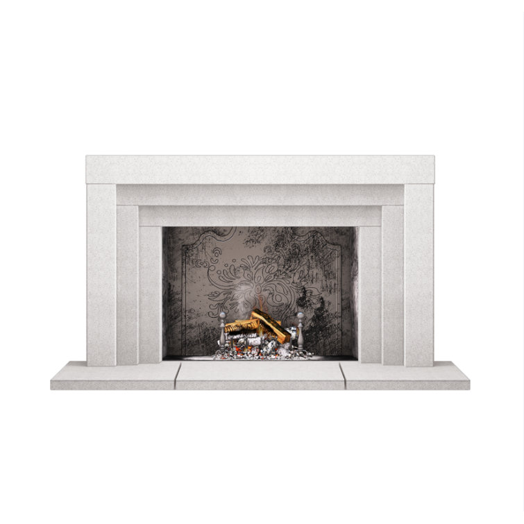 Los Angeles Cast Stone Contempo Fireplace Surround | Wayfair