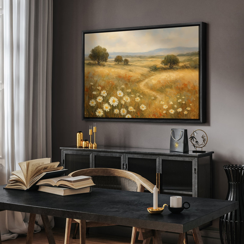 Art mural encadré, rétro, antique et classique pour chambre à coucher - 24 po x 36 po, H 36 po x l 24 po, Noir