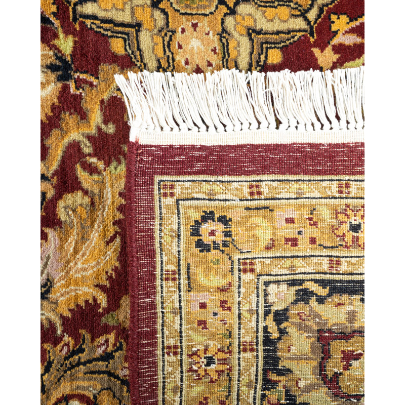 Hayner One-of-a-Kind Hand-Knotted New Age 7'1" Round Wool Area Rug in Brown/Beige
