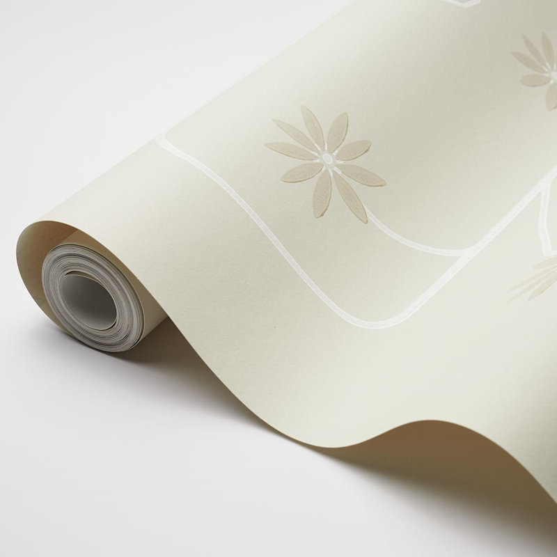 Schumacher x Neisha Crosland Hollywood Grape Wallpaper, Aluminum