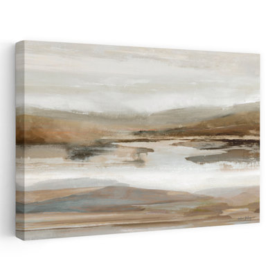 Melancholy 1 Piece Wrapped Canvas Wall Art