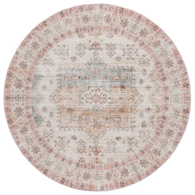 Maritess Machine Washable Performance Oriental Rug