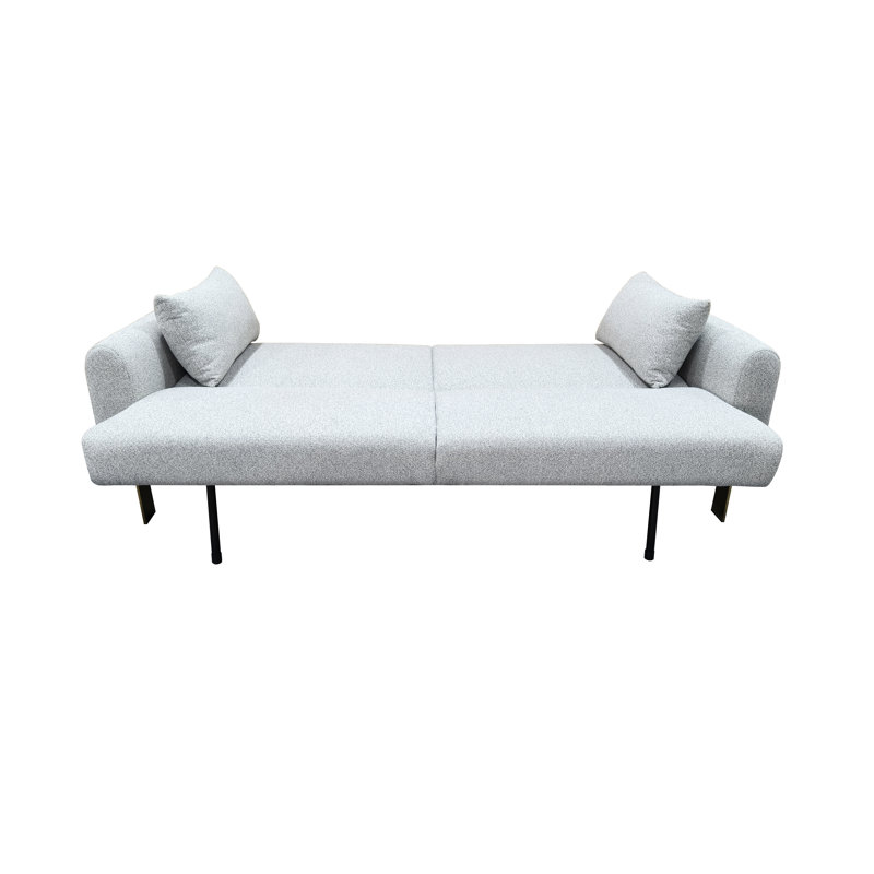 3 Seater Sofa Bed, Silver