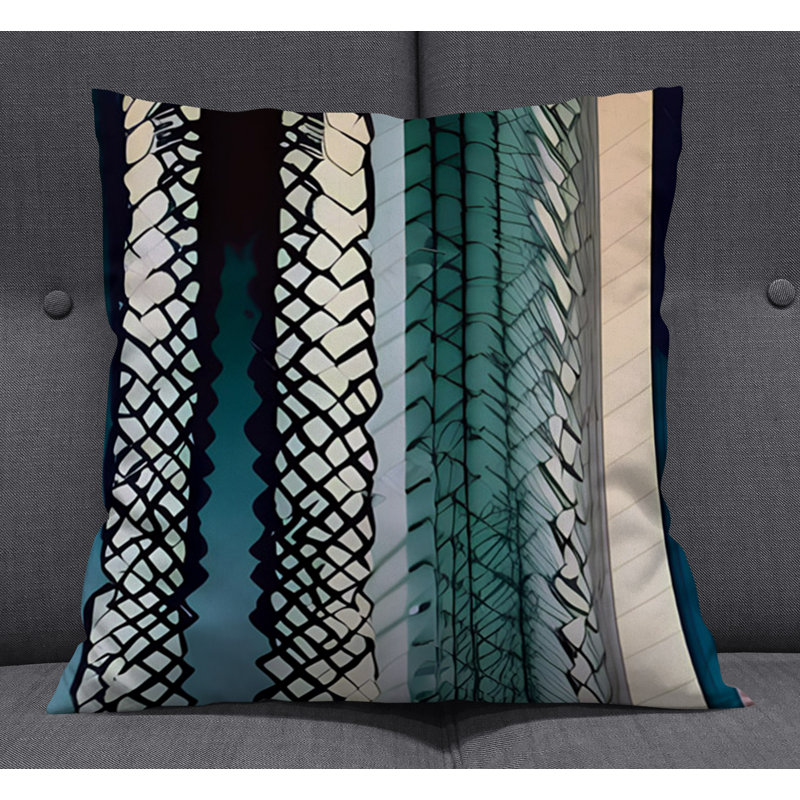 Coussin décoratif, Housse de coussin seulement - sans coussin, H 16 po x l 16 po