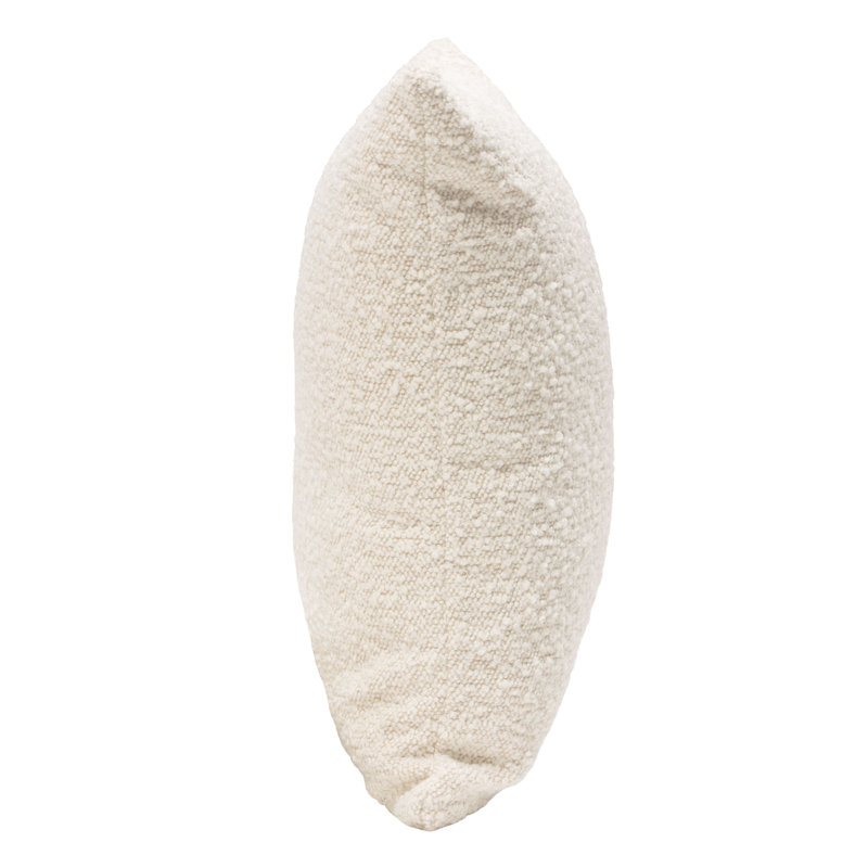 Bone Boucle 16" Square Accent Pillow Set