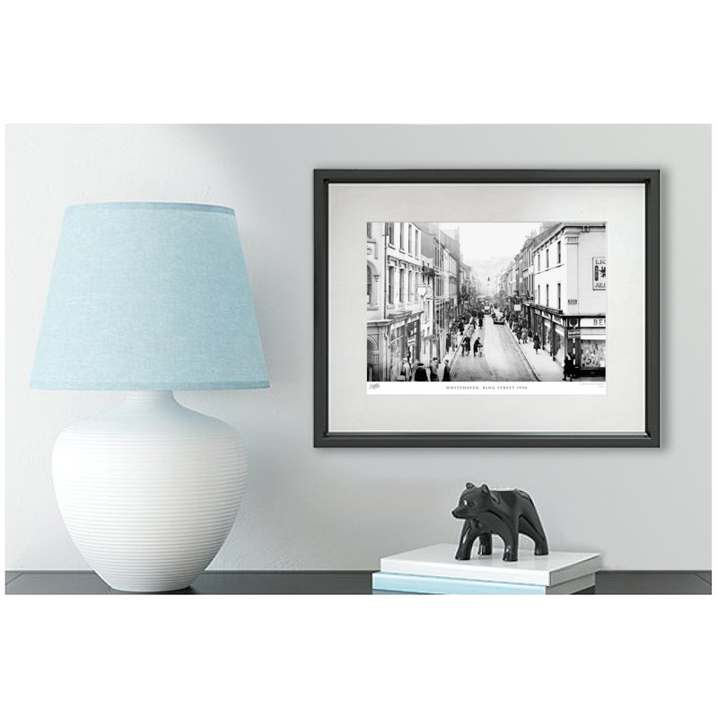 Whitehaven, King Street 1950 - Single Picture Frame Print, 28cm H x 36cm W x 2.3cm D