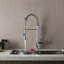 Robinet de cuisine escamotable à finition chromée commerciale Blossom-49185583-26720415