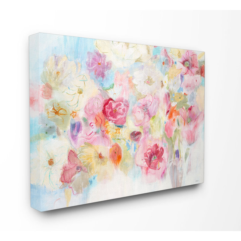 « bouquet de fleurs colorée », impression, 16 po x 20 po x 1,5 po