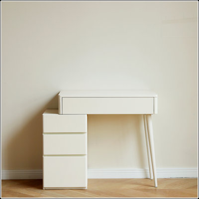 Compact Solid Liriodendron Chinense Dresser with Multiple Drawers and Spacious Storage, Ideal for Organized Living