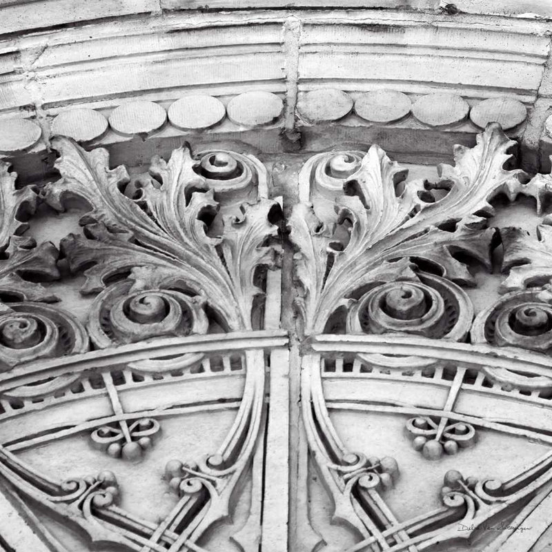«Architectural II» par Debra Van Swearingen - reproduction d'art sur toile tendue, L 20 po x H 20 po