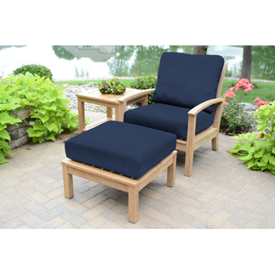 St. Lucia Teak Outdoor Lounge Chair