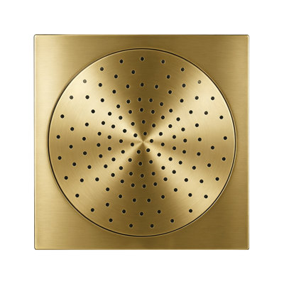 Pomme de douche carrée en goutte d'eau 12 pouces Kingston Brass Claremont