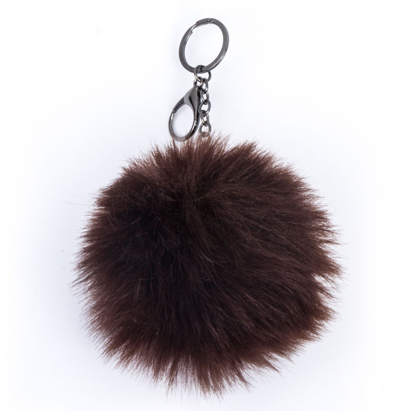 Key Chain, Chocolate Brown