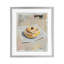 «Cinnamon Roll & Morning», impression sous verre encadrée, design par The Prints Vibe-130834737-130834738