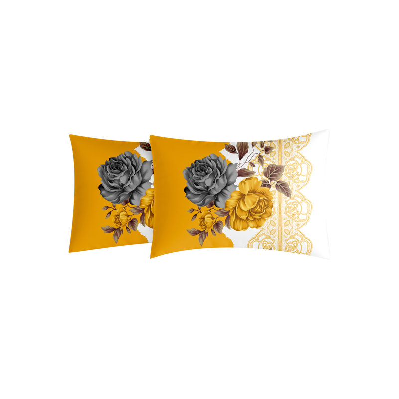 Trendy Complete Bedding Set 4 Piece Duvet Cover Fitted Sheet with Matching Pillow Cases 100% Microfibre Material