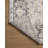 Oriental Machine Woven Polyester Area Rug in Charcoal/Ivory-87054105