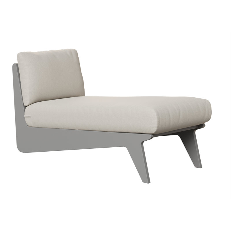 Chaise et coussins Holland, Blend Linen, Fog