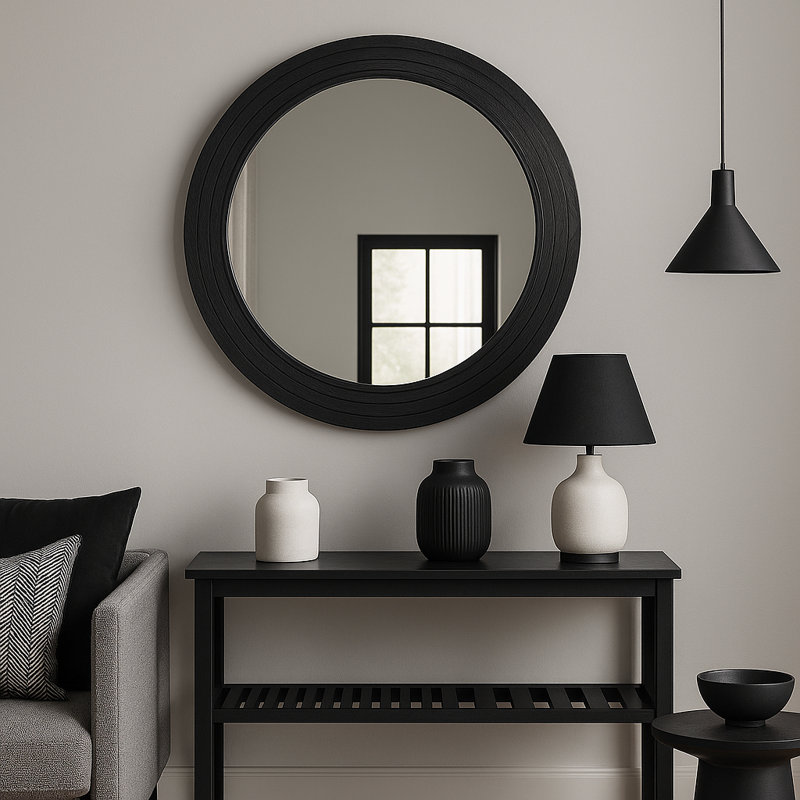 Circle Mirror, Black