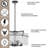 Lebeau 4 - Light Dimmable Chandelier