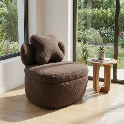 Upholstered Swivel Accent Chair
